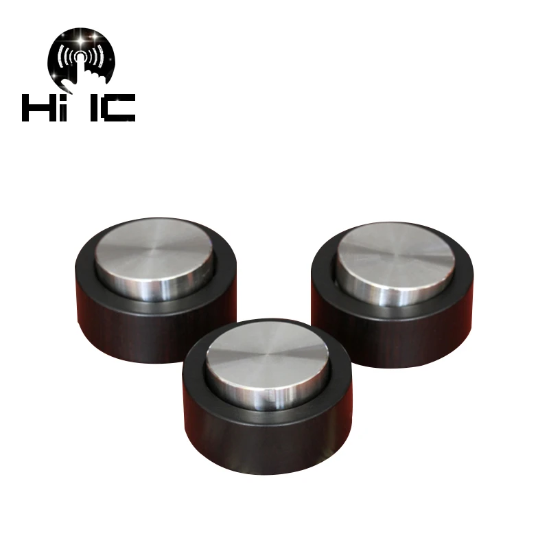 HIFI Audio Speakers Amplifier Chassis  Stainless Steel Ebony Anti-shock Shock Absorber Foot Pad Feet Pads Vibration Absorption