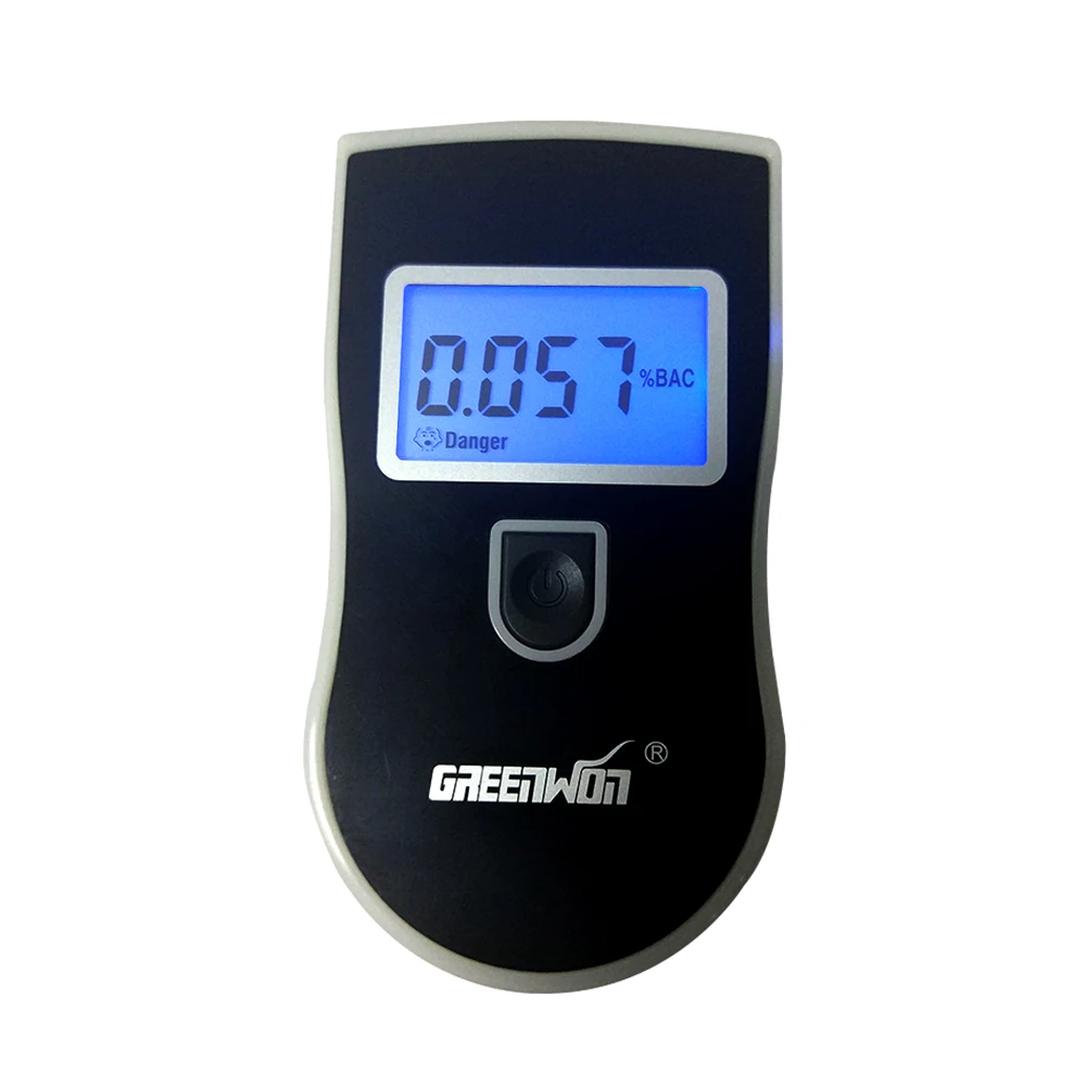 GREENWON Digital Breath Alcohol Tester, Car Breathalyzer, Portable Alcohol Meter, Wine Alcohol Test