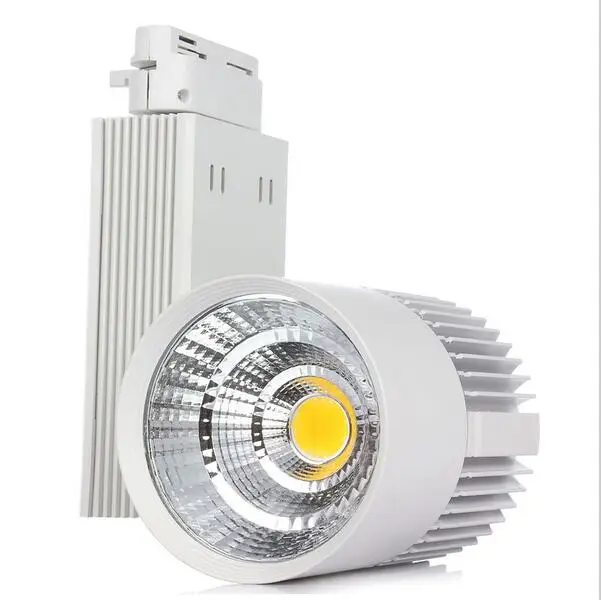 free shipping 20W 30W COB LED Track Light Bulb Taiwan Epistar chip spot light 85-265 Volt LED Wall Track Lighting