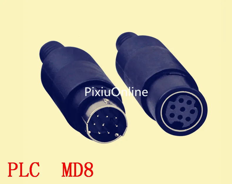 1 Buah YT368 PLC Eight Core Plug MD8 Mini Terminal Head 8 Pin Plug Gratis Pengiriman