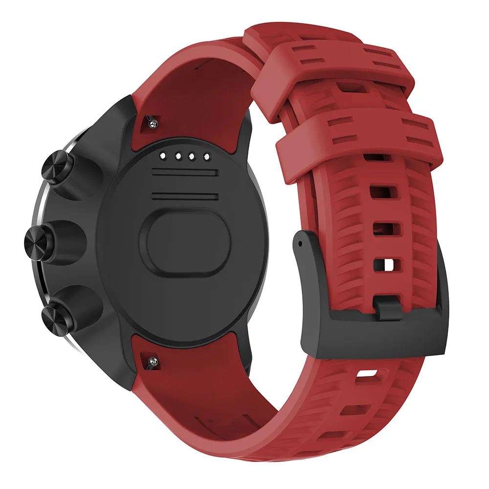 24mm Silicone Strap For Suunot 9 D5 Replacemet Watch Band for Suunto Spartan Sport Wrist HR