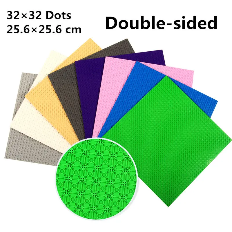 32*32 Dots double-sided DIY Building Blocks bottom plate Compatible With KNOWN BRAND Educational for gift toys for children