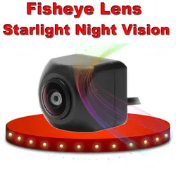 Waterproof CCD 170 Degree MCCD Fisheye Lens Starlight NIGHT Car Reverse Backup Rear View Camera CCTV Parking Camera System