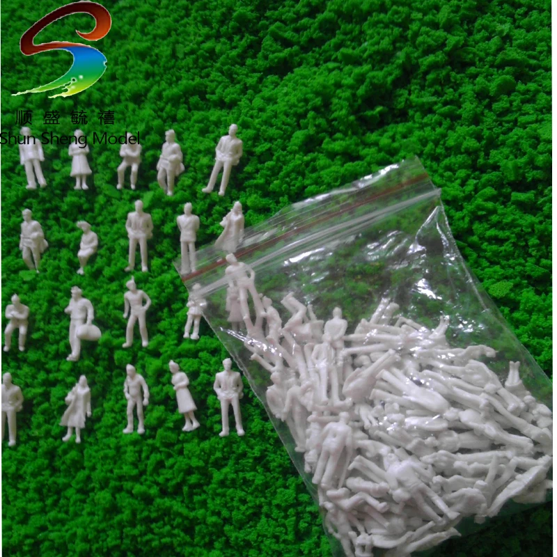 

300pcs scale 1/50white model plastic figure model humans