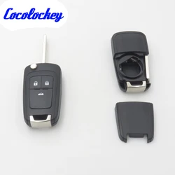 Cocolockey Key Shell For OPEL VAUXHALL Insignia Astra 3Button Flip Fob Key Shell Case Remote HU100 Blade Auto Replacement Part