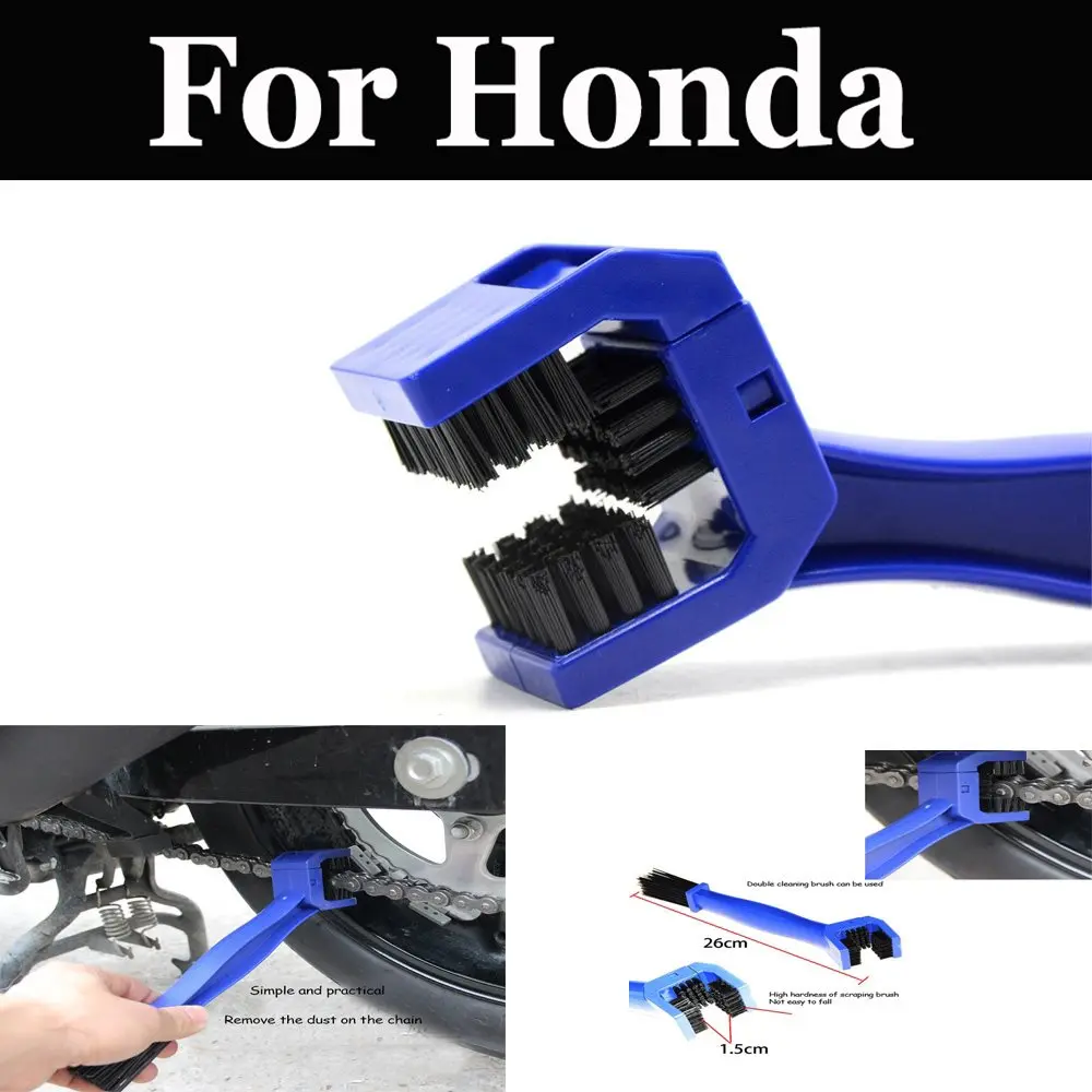 Cycle Motorcycle Chain Cleaner Cleaning Brush Tool Bike Maintenance For Honda Vb400f Vf1000f 1100c Magna V65 250 V 500f 750c