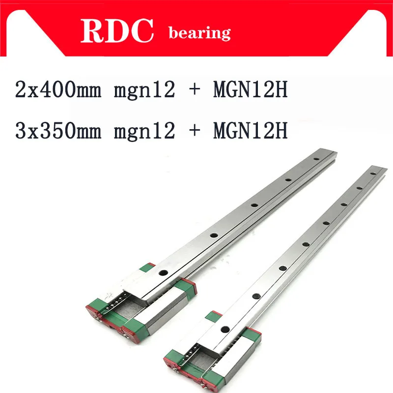 

2x400mm mgn12 with carriage H and 3x350mm mgn12 with carriage H