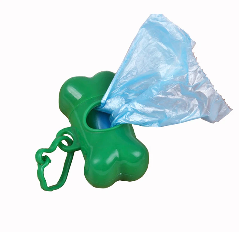 7 Color Dispenser Bone Shape Pet Waste Bag Holder Accessories for Animals Wholesale Dog Cat Garbage Bag Poop Bags Pets Supplies