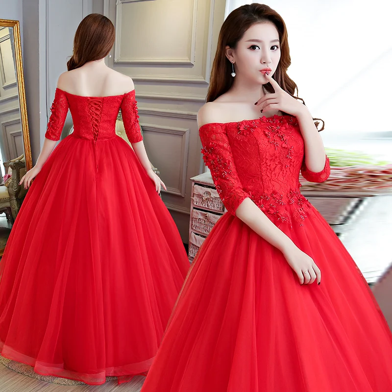 Ruthshen-Robes de Quinceanera demi-manches, robe de Rh, boule rouge, peu importe les initiés, nouveau, 2023