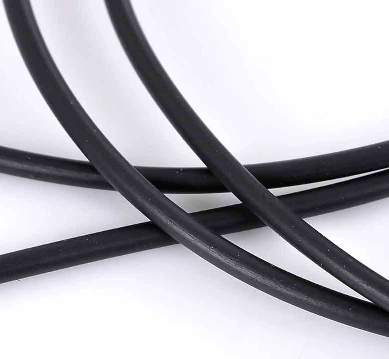 Doreen Box Lovely Rubber Cord Black Hollow 2.5mm,Hole:1 mm,10M Length (B22223)