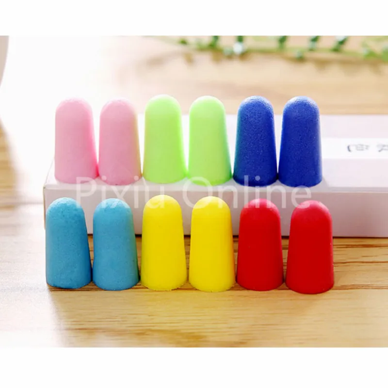 2 Pairs ST203b Anti-noise Earplug Washable Soft Foam Ear Plugs Sound Insulation Ear Protection Earplugs Easy to Sleep