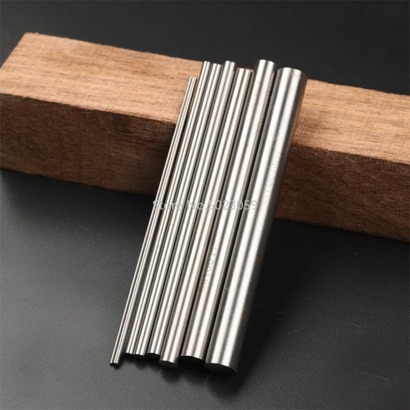 2pcs 2-8mm Hand-done Stainless Steel Bar Rod 100mm Stick for Knife Handle Part DIY Handmade Material Accessories