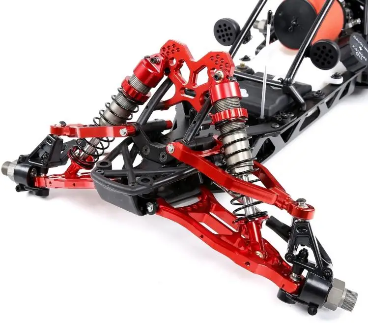 ECKAN-Kit de suspension avant et arrière en aluminium arc-en-ciel, ensemble de bras avec bretelles de tour d'amortisseur arc-en-ciel