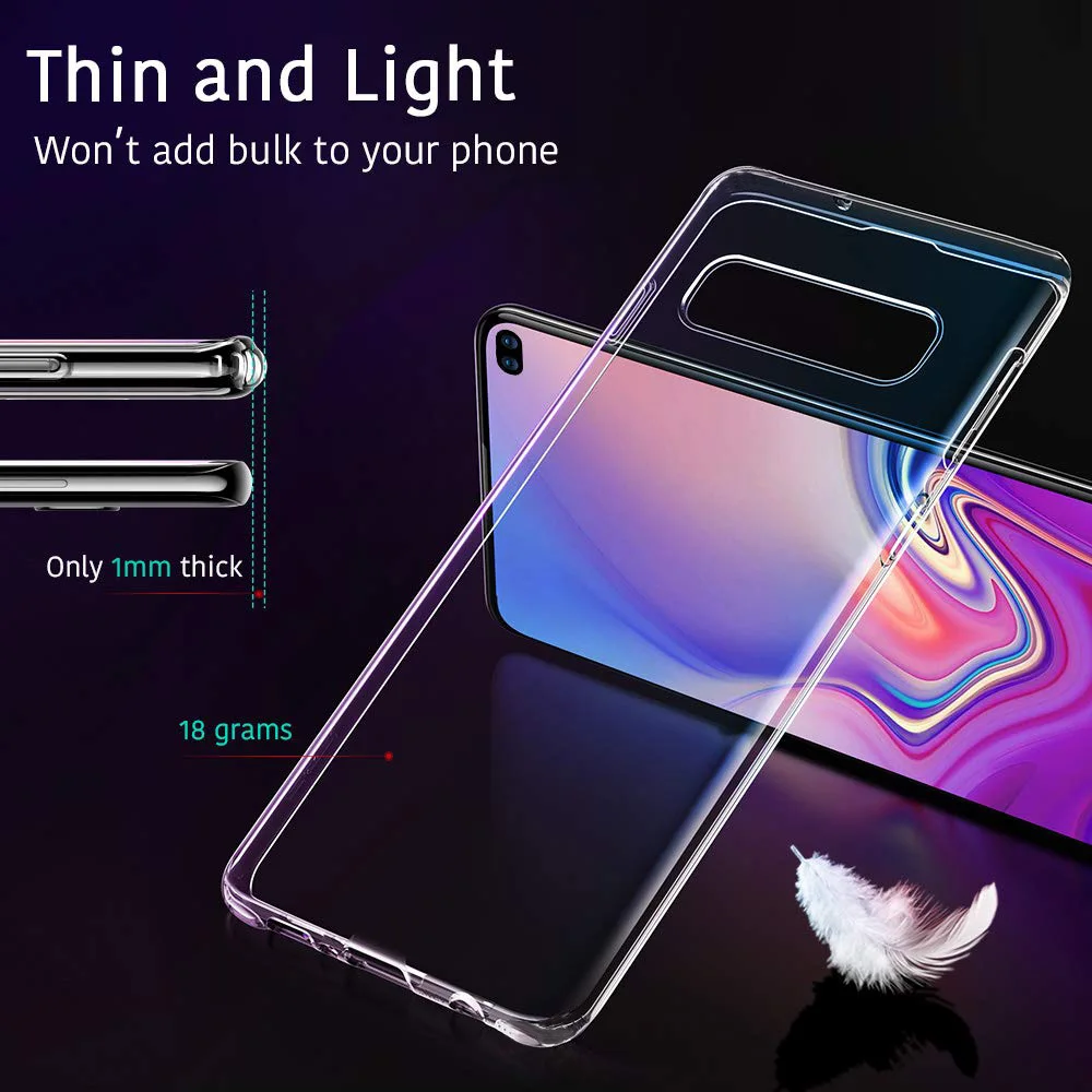 S10 + Trong Suốt Mềm TPU Cho Samsung Galaxy S10 Plus Ốp Lưng Điện Thoại Ốp Lưng Silicon Dành Cho Samsung Galaxy Samsung Galaxy S10 S10E ốp Lưng Trong Suốt