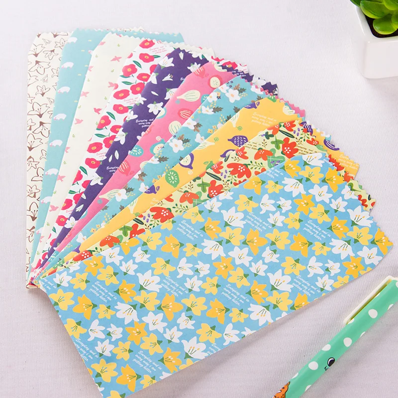 MIRUI Korea Cute Cartoon Mini Colorful Paper Envelope Kawaii Small Baby Gift Craft Envelopes for Wedding Letter Invitations