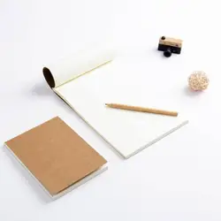 Kraft Graffiti Blank Spiral Notebook And Journal Planner Drawing Sketchbook Painting Notepad School Office Stationery