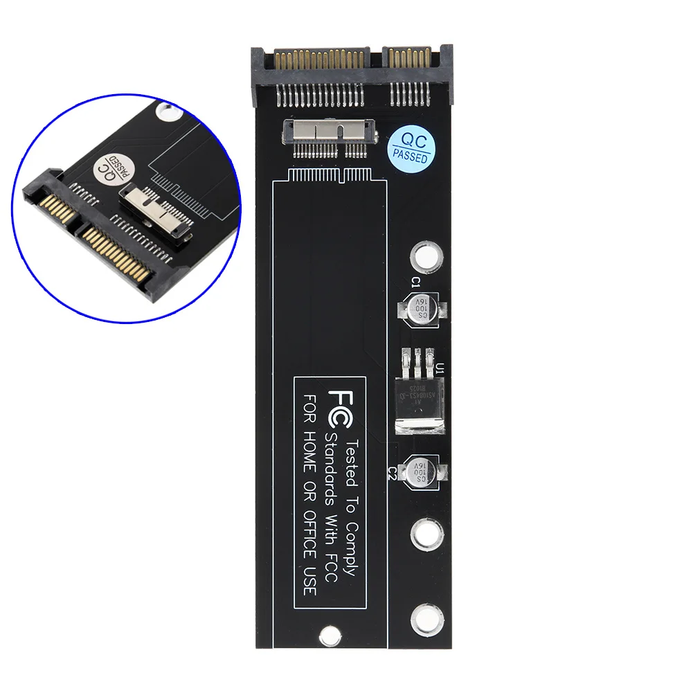 

Replacement 12+6 Pin SSD HDD to SATA Hard Drive Adapter for Apple 2010 2011 Macbook Air A1369 A1370 EM88