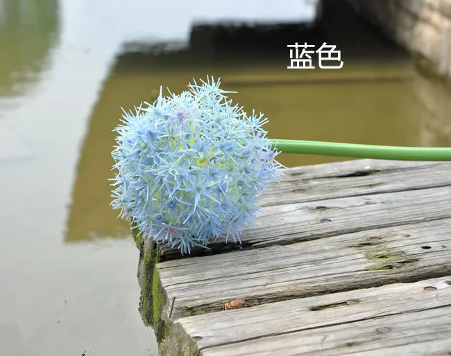 Prese di fabbrica] produttori di fiori di simulazione di fiori artificiali di simulazione di scalogno rotondo aperti con la casa di nozze