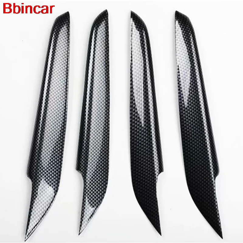 

Bbincar ABS Carbon Fiber Wood Paint Interior Inner Door Side Trim Panel Styling Trim For Mazda 6 Atenza 2014 to 2017