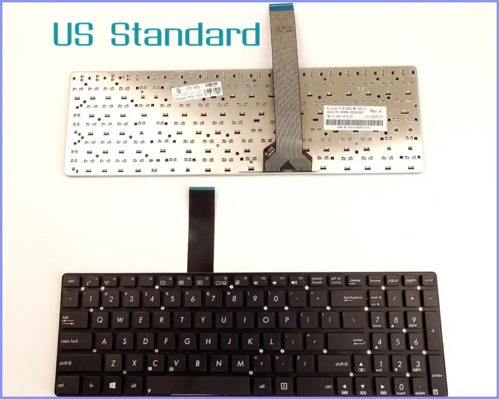 US English Version Keyboard for ASUS R700 R700V R700A R700VD R700VJ R700VM Laptop Non-Frame