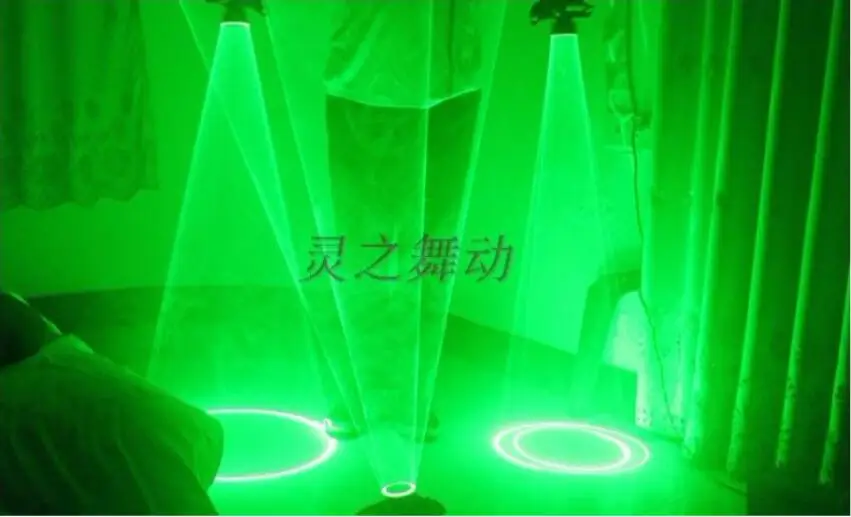 LED Laser Gloves Whirlwind Handheld Cannon For DJ Dancing Club Rotating Vortex Lasers Gloves Light Pub Party Laser Show