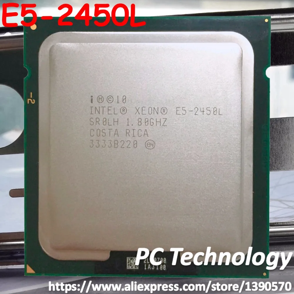 Original Intel Xeon processor E5-2450L 1.80GHZ 8-Core 20MB SmartCache E5-2450 L LGA1356 70W CPU free shipping E5 2450L