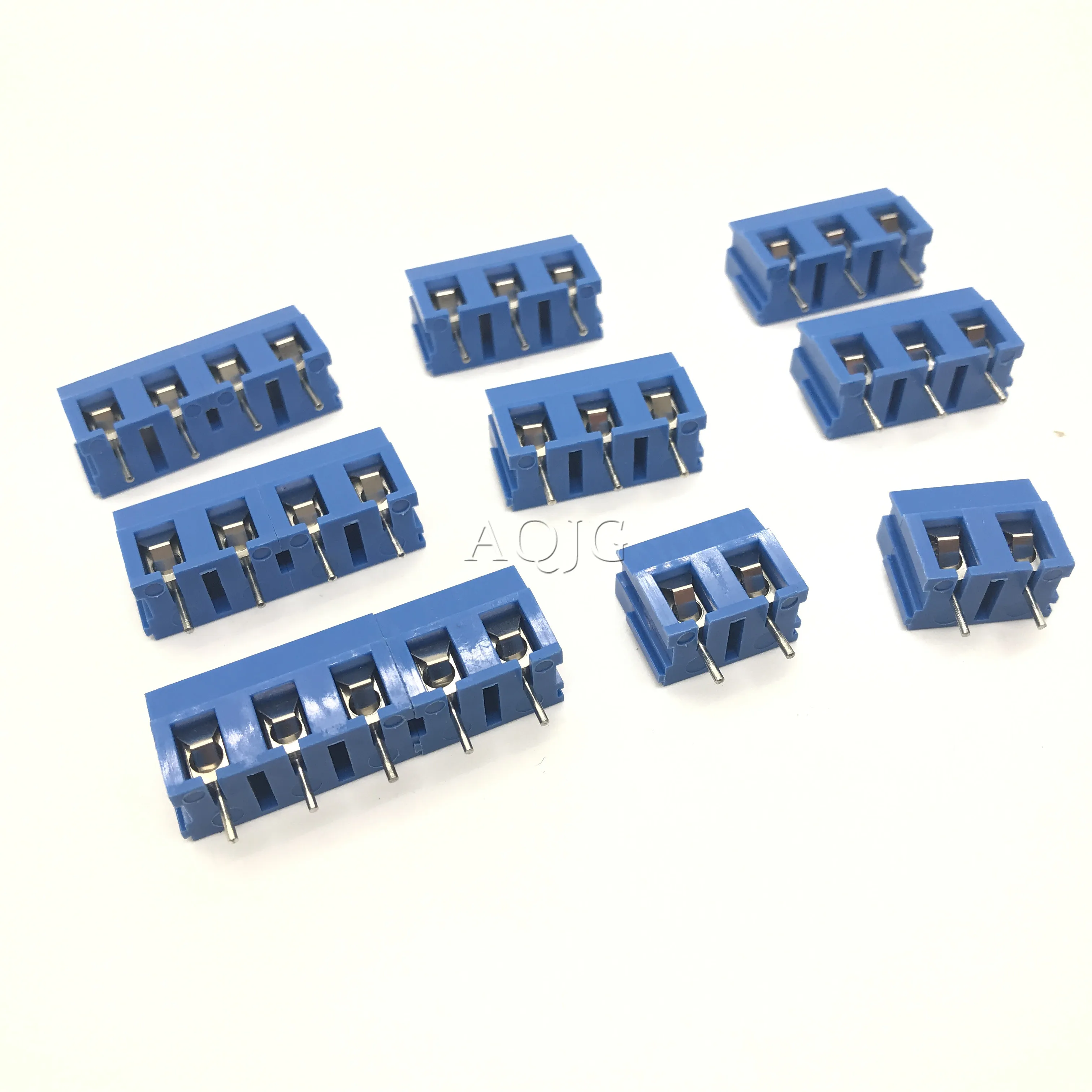 

100Pcs/Lot KF300 2pin 3Pin 5.0mm pitch PCB Screw Terminal Block Connectors 250V/16A 14-22AWG