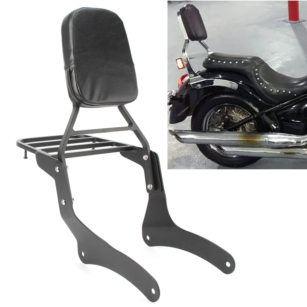 Motorcycle Backrest Sissy Bar Luggage Rack For Kawasaki Vulcan VN900 Custom Classic 2006 2007 2008 2009 2010 2011 2012 2013-2017