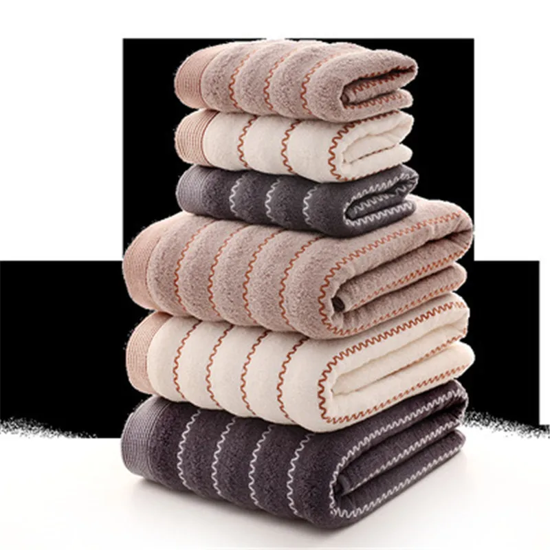 SBB 35x75cm 32 shares Whole cotton Jacquard weave face towel Strong absorbent soft simple solid Thicken Wholesale price towel