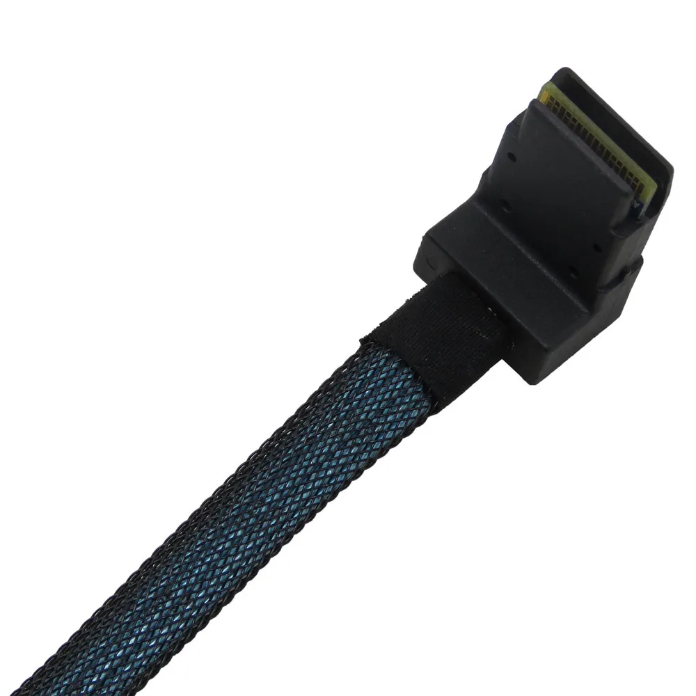 SFF-8087 90 Độ Mini SAS 36 Chân Sang SATA 7 Pin Cáp-1.0 Mét