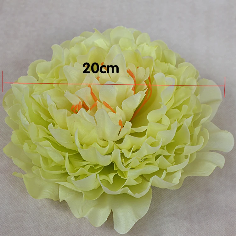 20 cm Artificial peony flower heads DIY Multicolor Road lead wedding Bouquet hotel background wall decor accessories flores