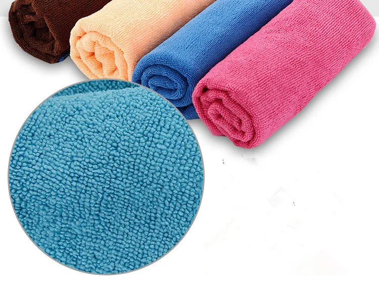 1PC Microfiber Kitchen Durable Pearl Cleaning Cloth 40x40cm Dish Washing Towels Absorption Glass Accessories OK 0610