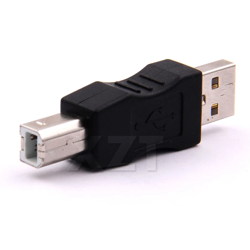 

type A to type B USB Printer Scanner Adapter data sync Coupler Converter Connector High Speed USB 2.0 Male TO Male