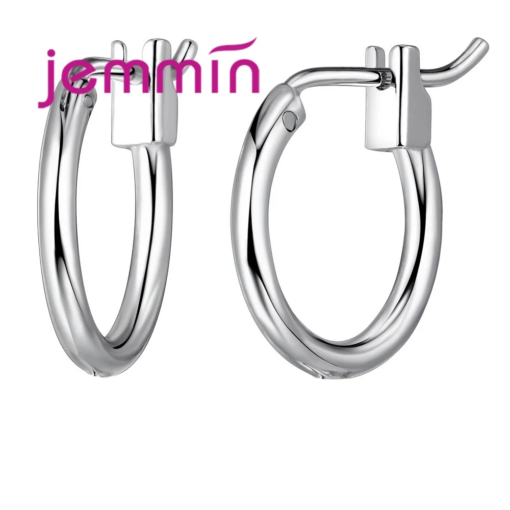 Trendy DIY Fashion Earrings 925 Sterling Silver  Hoop Earrings Findings Jewelry Components For Women Hand-made Accessories