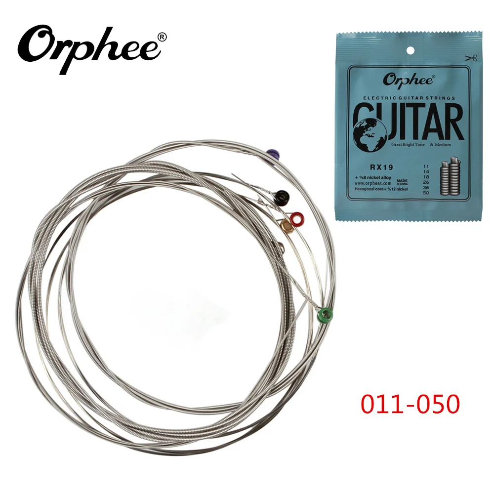 

6pcs/set Orphee Hight Quality Electric Guitar String 011-050 Nickel Alloy Strings Guitar Parts Musical Instruments Accessories