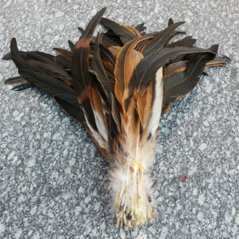 

New! Wholesale high quality 500pc Natural color rooster feathers, 12-14 "/ 30-35CM DIY jewelry decoration, art props accessories