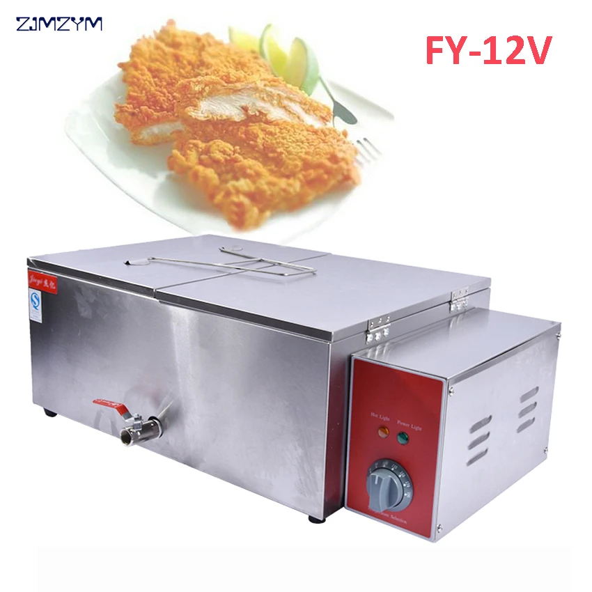 

1PC New and high quality FY-12V Electric Deep Fryer Commercial Deep-Fried Dough Sticks frying machine