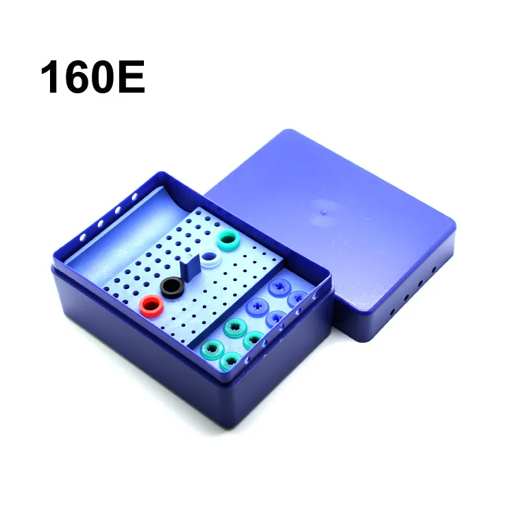 160 holes FG dental bur holder autoclave dental files scaler tip disinfection and Storage box