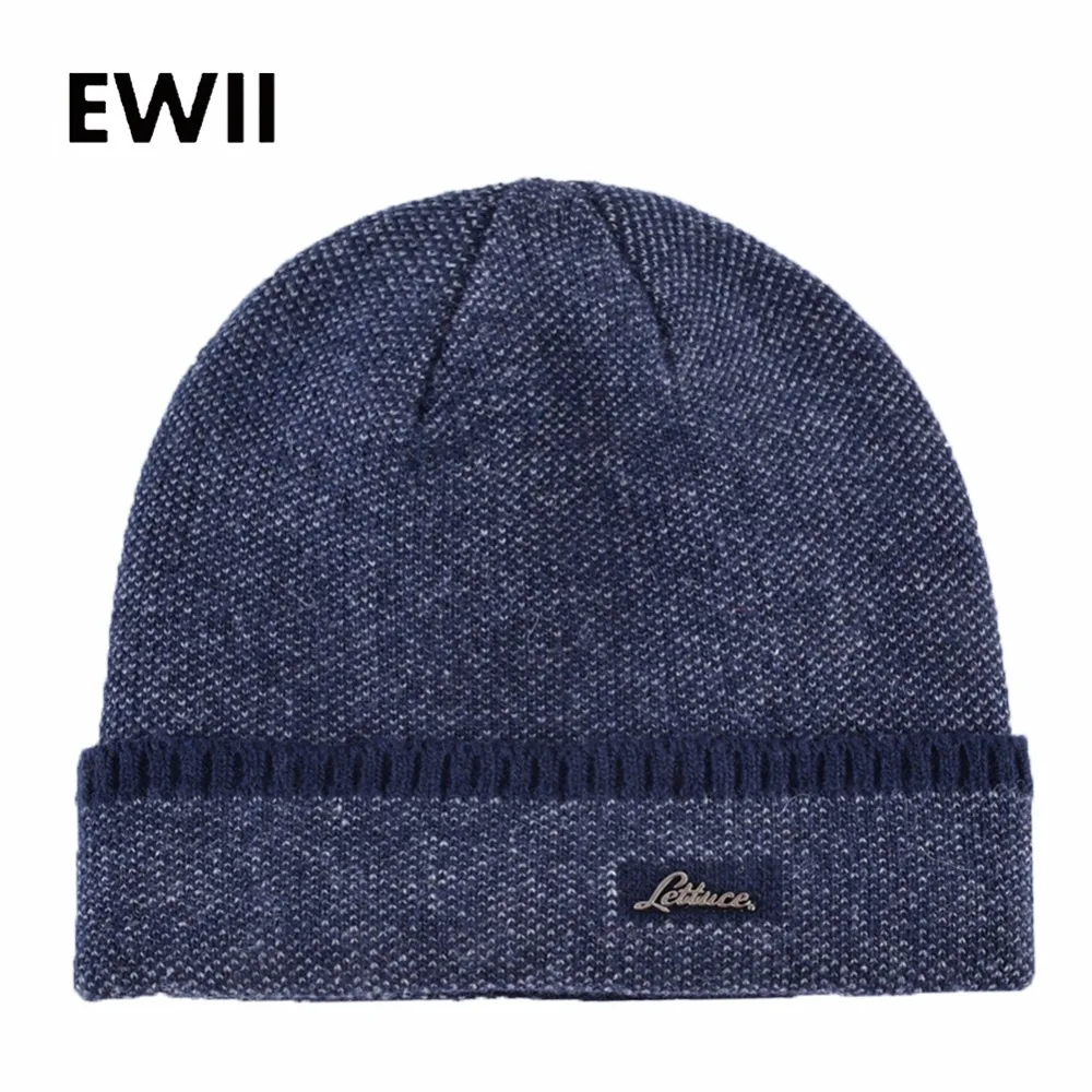 

Brand knitted men winter hat gorro beanie knit wool hats for men skullies bonnet cap women warm beanies caps chapeu masculin