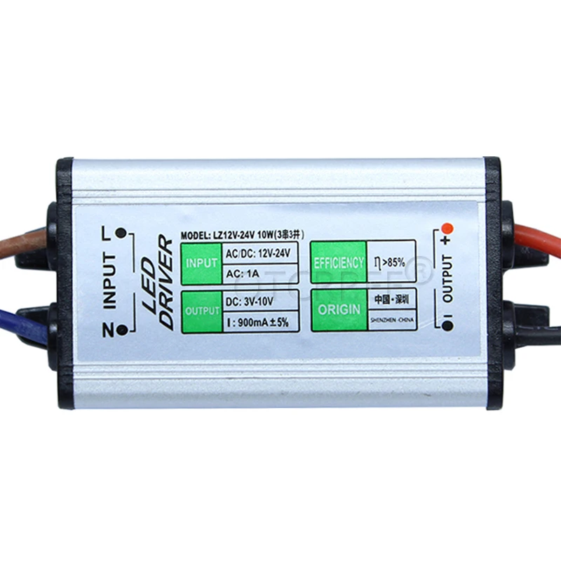 AC 85-265V A DC 3-10 V/DC 30-36 V HA CONDOTTO il Driver IP67 impermeabile di Illuminazione Trasformatori di Alimentazione 10W 20W 30W 50W 100W