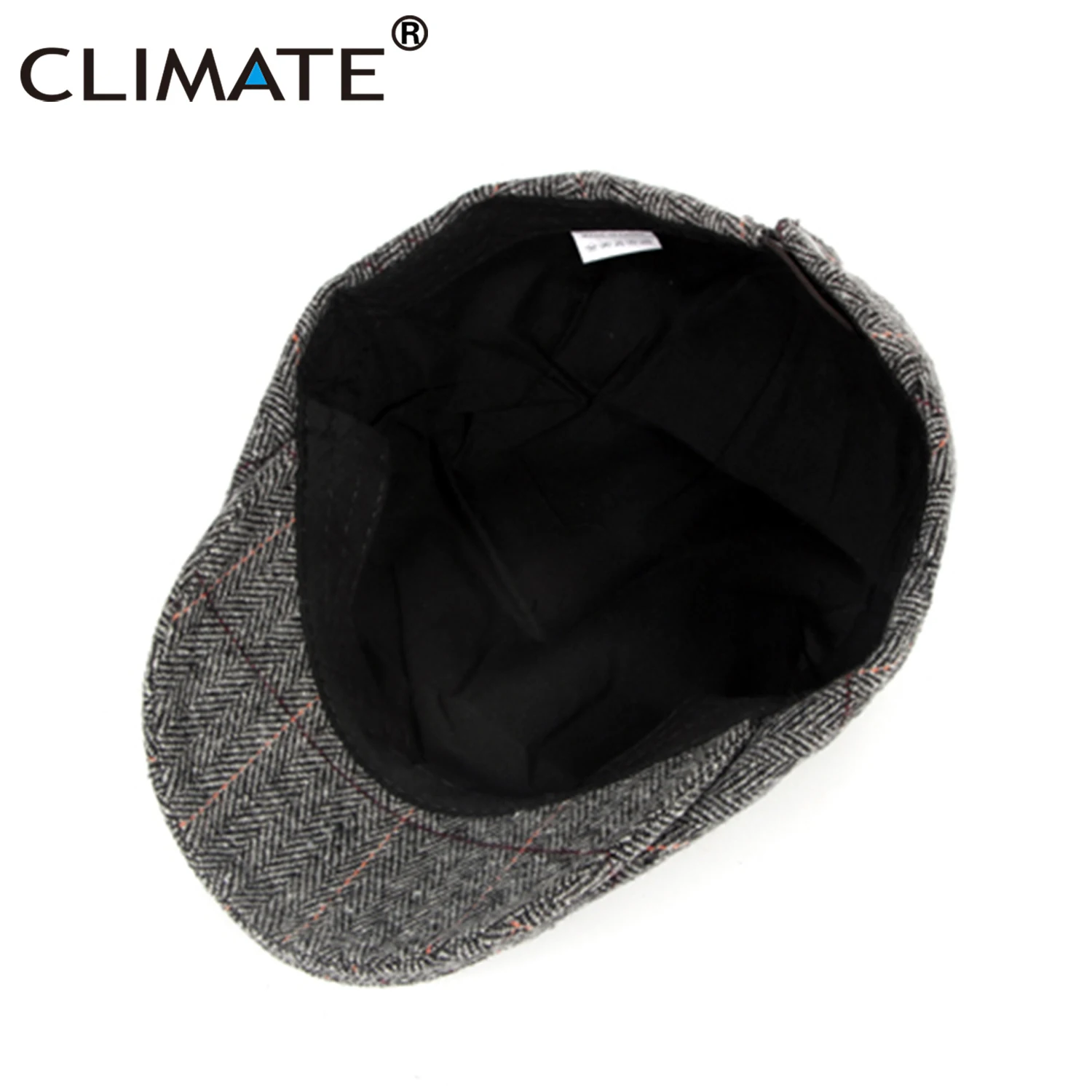 CLIMATE Men Plaid Berets Warm Flat Cap Men Vintage Winter Hat Berets for Men Casual British Gentleman Beret Flat Caps Beret Hat