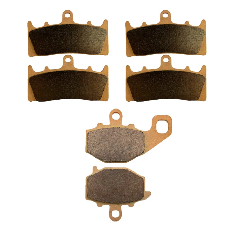 

Motorcycle Parts Copper Based Sintered Motor Front & Rear Brake Pads For Kawasaki ZX6R 2000-2002 Brake Disk