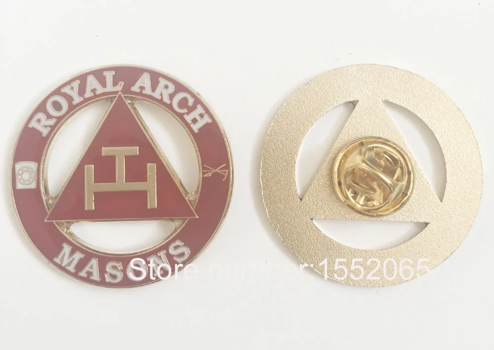 Free shipping 10pcs Royal Arch Masons Lapel Pin for the Freemason