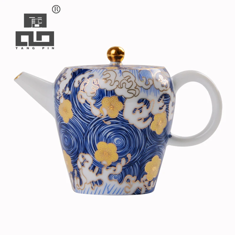 

TANGPIN Colour Enamels Ceramic Teapots Porcelain Pot Chinese Kung Fu Tea Pot 160ml