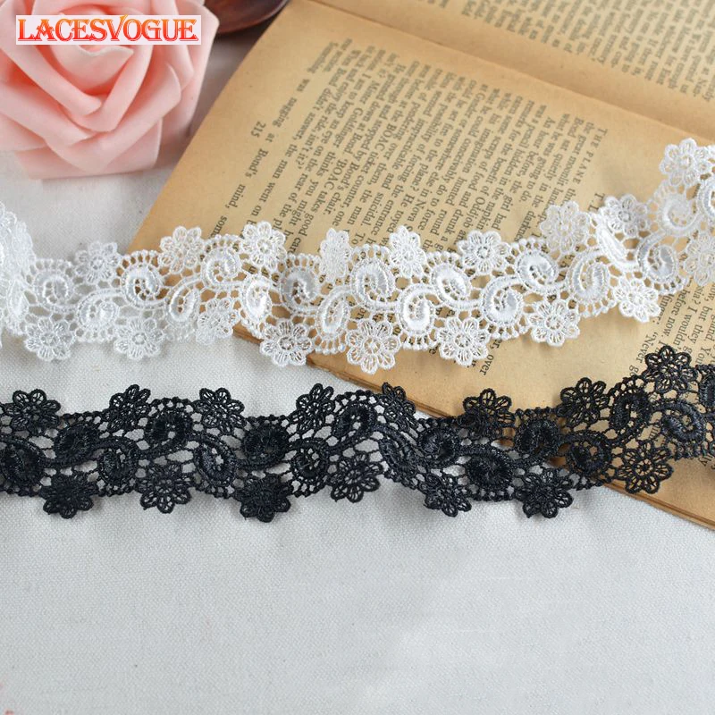 

Embroidery Lace Ribbon Necklace Material, DIY Patchwork Dress Edge Garment, Needlework Sewing Accessories, 70Yards, 3.5cm, 708