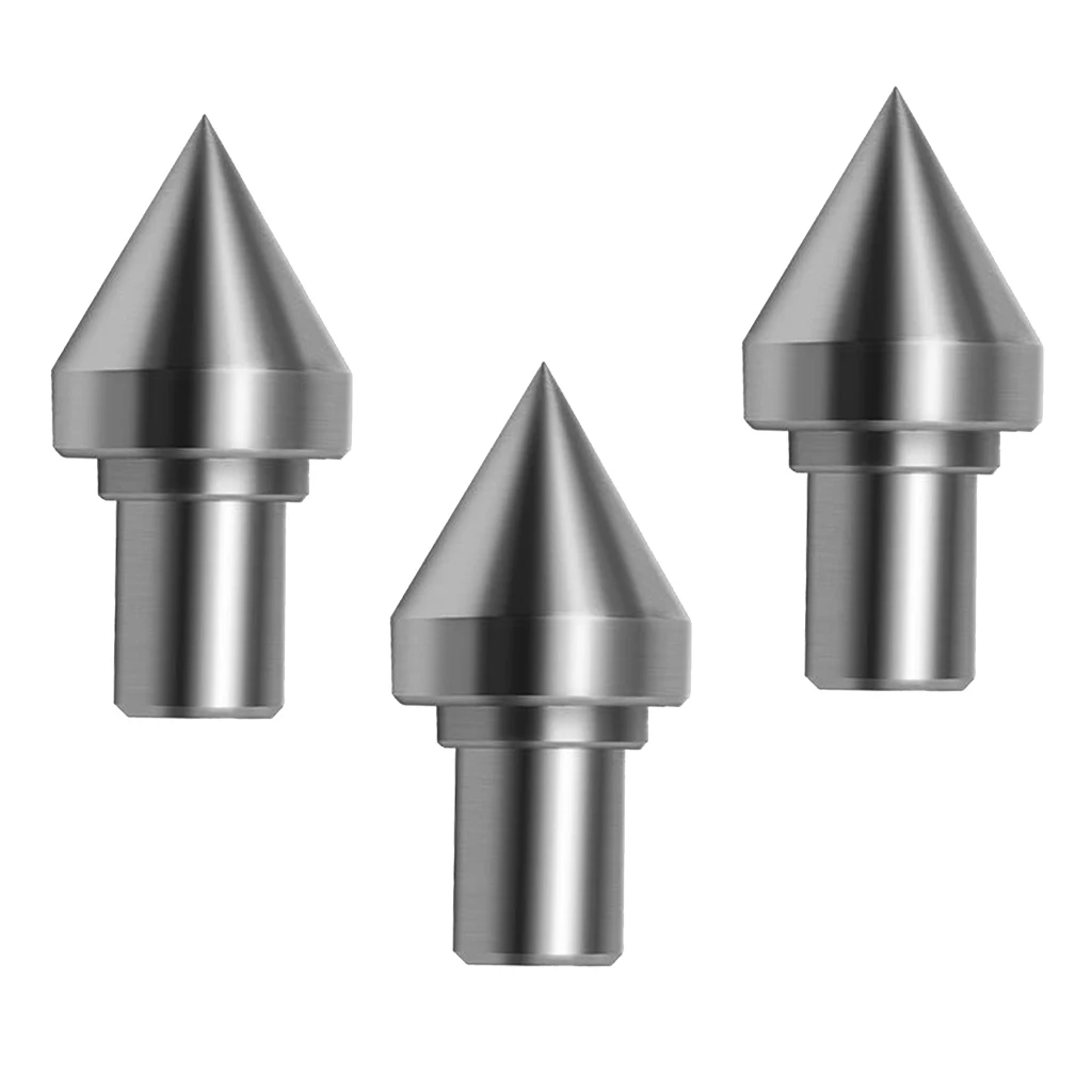 3X 8mm Shank Live Bearing Tailstock Center for Metal Wood Lathe Turning Tool