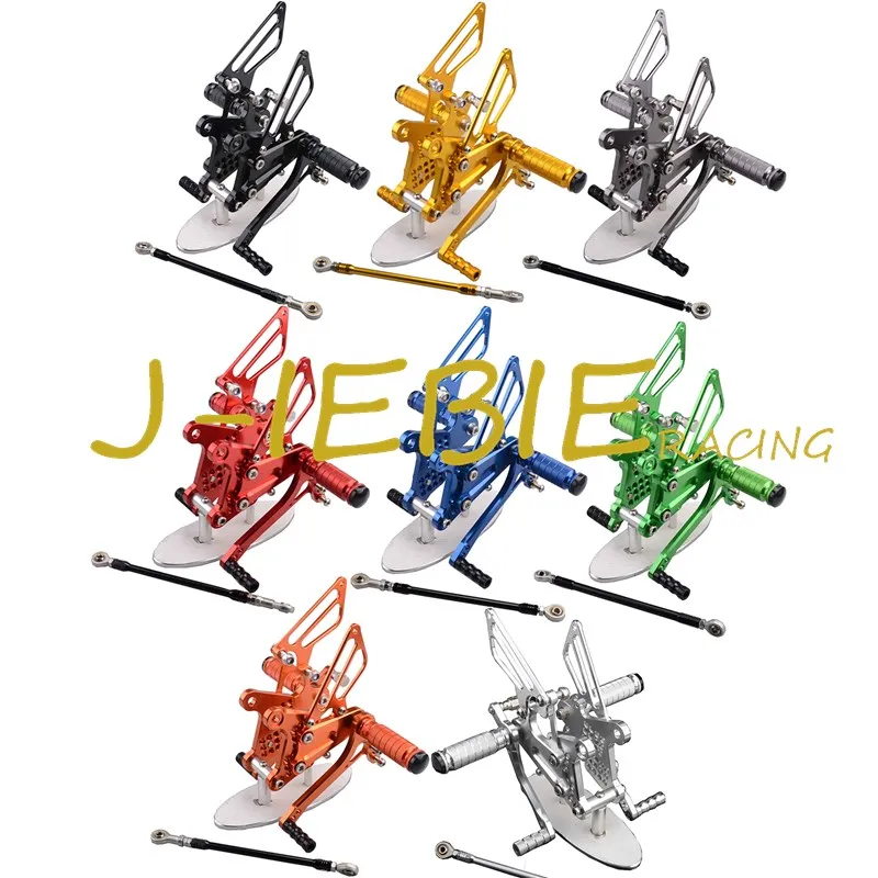 CNC Racing Rearset Adjustable Rear Sets Foot pegs Fit For Kawsaki NINJA ZX6R 2009 2010 2011 2012 2013 2014 2015 2016