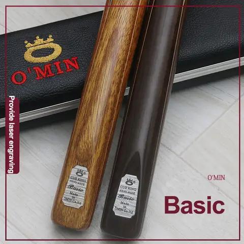 Omin Snooker Cue Stick 9.5mm/11.5mm Tips Basic Model 3 4 Snooker Cues Case Set China