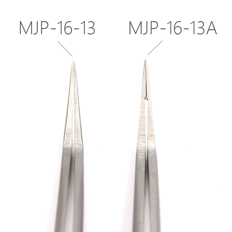 VETUS-Pinzas de maquillaje profesionales originales de la serie MJP, 100%, volumen de flor, plantación de pestañas, hiperprecisión fina