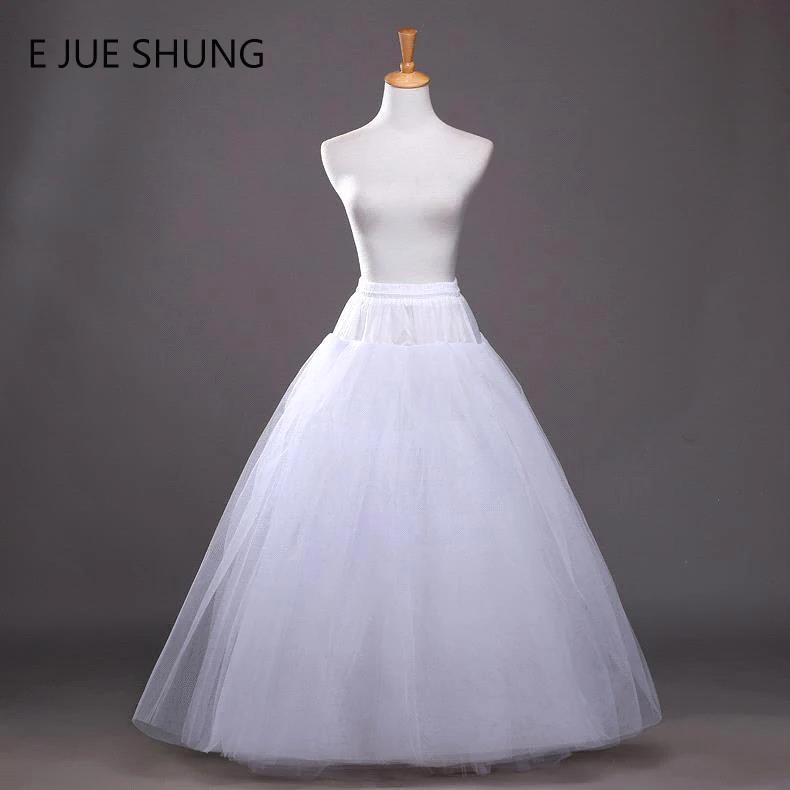 E JUE SHUNG Miễn Phí Vận Chuyển Chữ A Petticoat Cho Đám Cưới Vải Tuyn Cao Cấp Tây Nam Không Crinoline